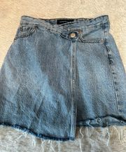 Jean Skirt High Rise