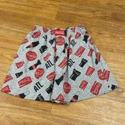 Coca-Cola size extra small sleep shorts