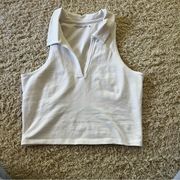 Abercrombie & Fitch  polo crop top size medium