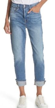 NEW  Le Original Skinny Rigid Re Release Split Hem Button Fly Jean Gately