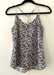 J. Crew Scalloped ditsy floral scalloped tank top - Size 2