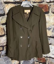 Brown Lined Trench Coat Wm L