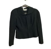 Giorgio Armani Virgin Wool Women’s Full Zip Black Blazer