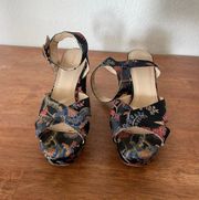 Retro High Heels Sandals Size 9 