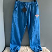 White Fox Offstage Azure Blue Sweatpants