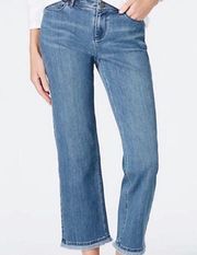 J. Jill Denim Authentic Fit Straight Leg Cropped Jeans Size 10