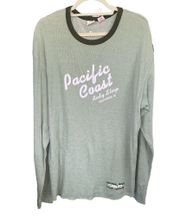 thermal shirt crewneck Pacific Coast Body Shop Sz large NWT