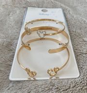 NWT Gold  Bangles Primark