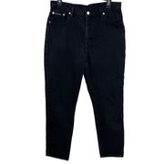 Calvin Klein vintage black high rise mom jeans size 10