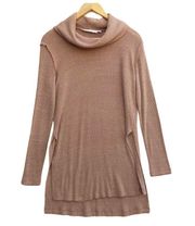 the label | Cowl Neck Ribbed Split Side Tunic | Size Medium