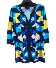 Style & Co  Retro Print Pull Over Tunic. Size Small.