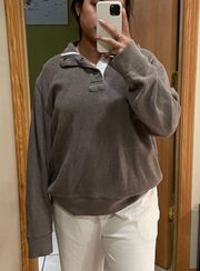 Oversized Quarter Zip