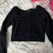 Garage cropped long sleeve