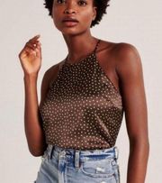 Abercrombie Black Halter Bodysuit