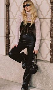 Black Leather Pants