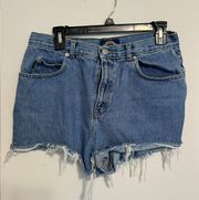 Capezio Denim Jean Shorts with fray on bottom - 100% cotton