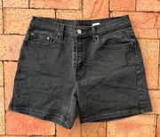 Levi’s Vintage Y2K  974 black high waist denim jean mom shorts  Size 10 MIS