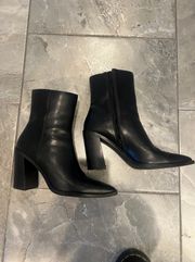 Steve Madden Black Leather Boots