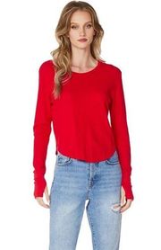 NWT! Bobi Los Angeles Crew Neck Crop Tee - Size Medium