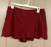 Scallop Shorts