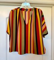 Madison - Stunning Striped Flowy Top - Brand new condition! 