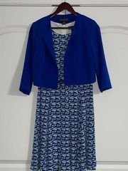 Jessica Howard Sleeveless Petite Dress & 3/4 Sleeve Jacket