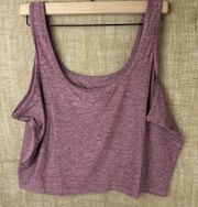 Outdoor Voices All Day Crop Tank “Deep Taupe” Size XXXL NWT