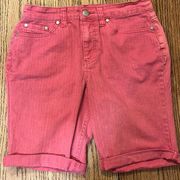 Christopher and Banks pink Bermuda style shorts size 4