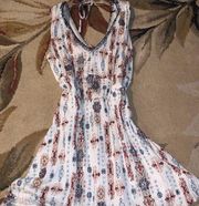 three pink hearts summer dress size small