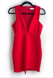 Bec + Bridge red desert of Paradise bodycon dress size 6 US