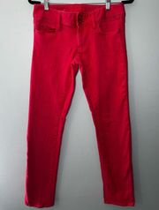 Lily Pulitzer Worth Straight Jeans Azalea Pink Size 4