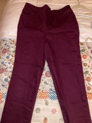 Maroon Pants