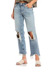 Maggie Straight Leg Cropped Jean