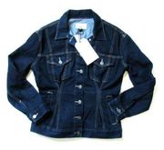 NWT Current/Elliott The Corset Trucker in Hearst Denim Jean Jacket 1 / S $328