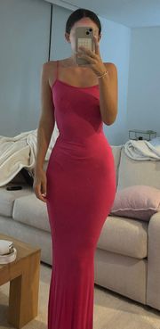 Hot Pink Maxi Dress