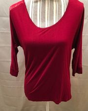 Active Wine Colored Top size Medium