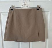 Tan  Skirt size Medium. Only worn once - great condition!