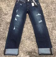 Brand new size 00 mid rise cropped  jeans!  $65 on sale for $40.99