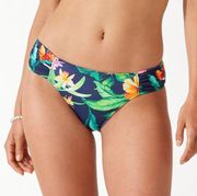 Tommy Bahama Tropi-Calling Reversible Shirred Hipster Bottom Navy Women’s Sz XL