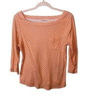 Westbound Orange Floral Patterned Blouse