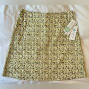 Stitch Fix Exclusive Margaret M Petites Deandra Aline Skirt Yellow Size: Small P