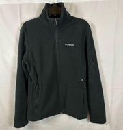 Columbia  Women’s Full Zip Fleece Jacket Coat Dark Green (Nearly Black) XS