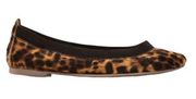 Boden Hettie Flexi Brown Leopard Print Calf Hair Slip-On Ballerina Flats