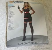 NEW California Costumes Cardiac Arrest Nurse Costume Size Medium