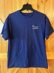 Simply southern navy blue T-shirt size large (1713)