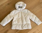 Guess Lea Padded Jacket in Cream White