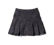 NWT Gianni Bini Black Denim Mini Skirt