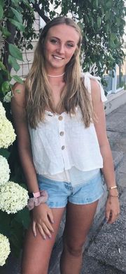 White Button Tank 