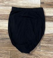 T Alexander Wang black short mini skirt