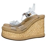 Schutz Caryne Wedge Platform Heel Sandal